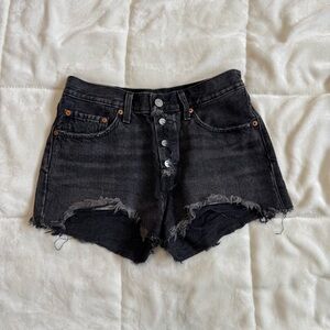 Levi’s Black Denim Shorts